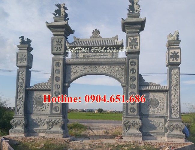 Mẫu cổng đá tự nhiên đẹp nhất bán tại Thái Nguyên, Bắc Kạn