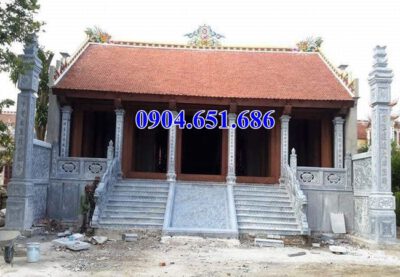 Mẫu cột đồng trụ đá đẹp nhà thờ họ bán tại Quảng Ninh, Hải Phòng