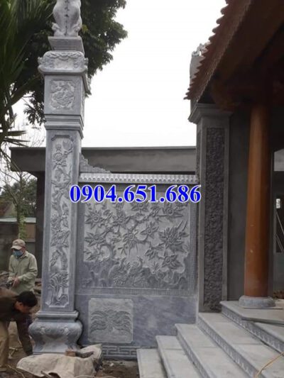 Mẫu cột đồng trụ đá đẹp tại Thái Bình, Hải Dương, Hưng Yên