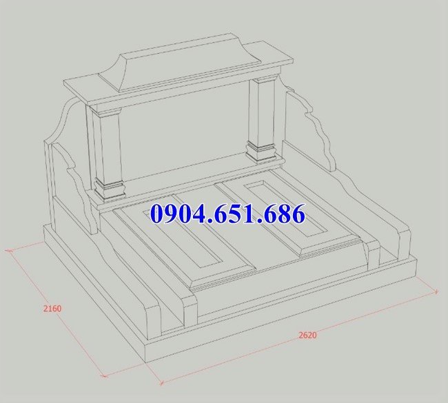 22 Mẫu Thiết Kế Mộ Đôi Đá Đẹp – Hình Ảnh Khu Lăng Mộ Đá Đôi Thiết Kế Đẹp