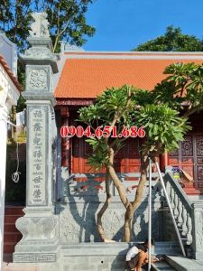 Bán báo giá cột đồng trụ đá, cột đá nhà thờ họ tại Bắc Ninh, Bắc Giang