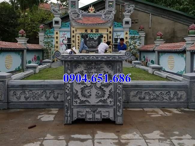 Mẫu bàn thờ đá nghĩa trang gia đình đẹp giá rẻ