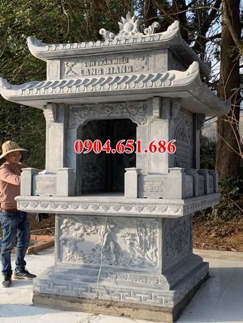 Xây sơn thần miếu La Biang tại Lâm Đồng bằng đá đẹp