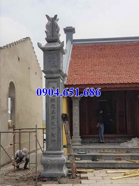  Giá cột đá đồng trụ đẹp nhà thờ họ tại Thái Nguyên, Phú Thọ
