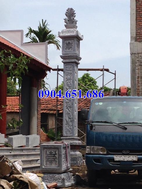  Giá cột đồng trụ nhà thờ họ đẹp đá tự nhiên tại Cao Bằng, Bắc Cạn