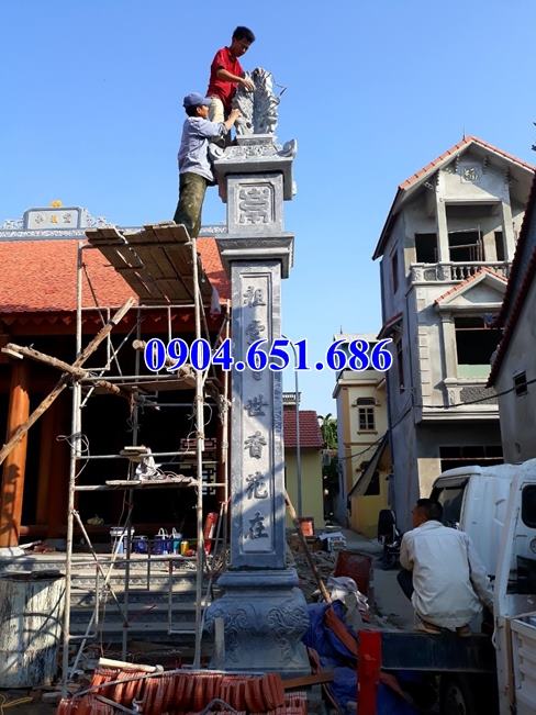 Giá mẫu cột đồng trụ đá nhà thờ họ tại Lào Cai, Yên Bái