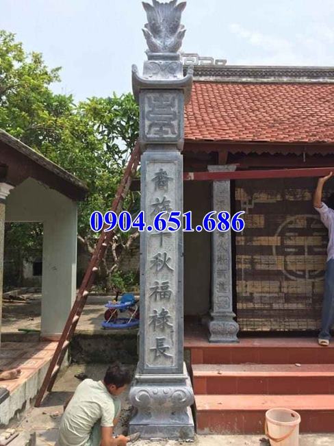 Giá mẫu cột đồng trụ đá nhà từ đường tại Lai Châu