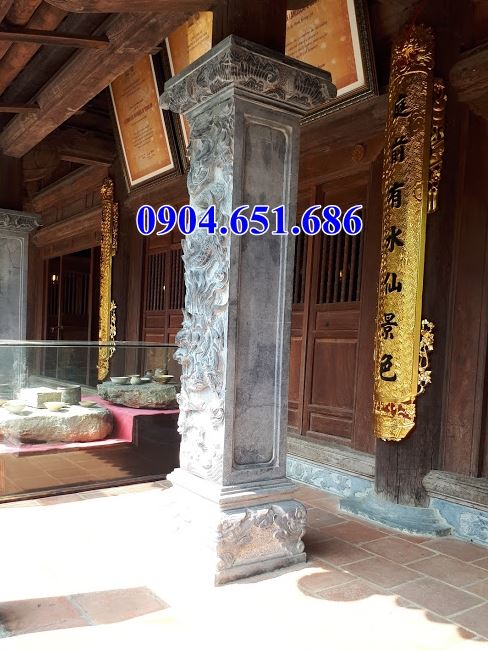 Mẫu cột hiên đình chùa bằng đá đẹp bán tại Nghệ An