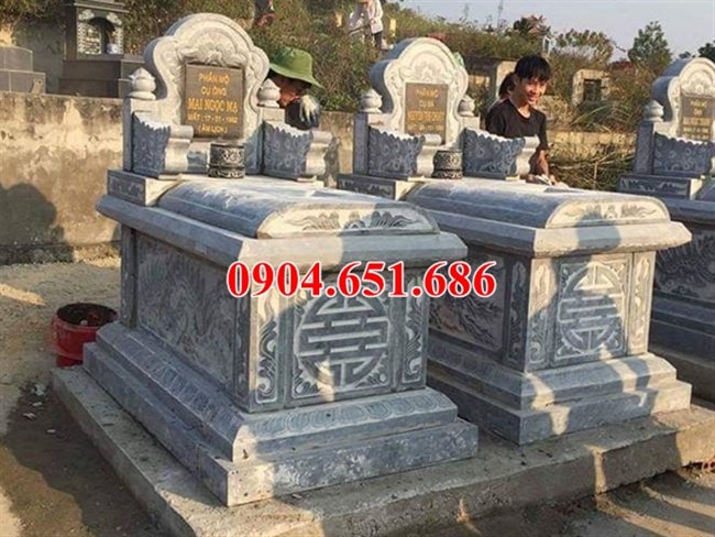 Mẫu mộ đá đôi không mái, mộ đá đôi tam sơn bán tại Quảng Nam