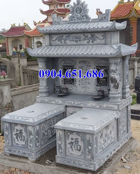 Mẫu mộ đôi gia đình đẹp tại Bình Định
