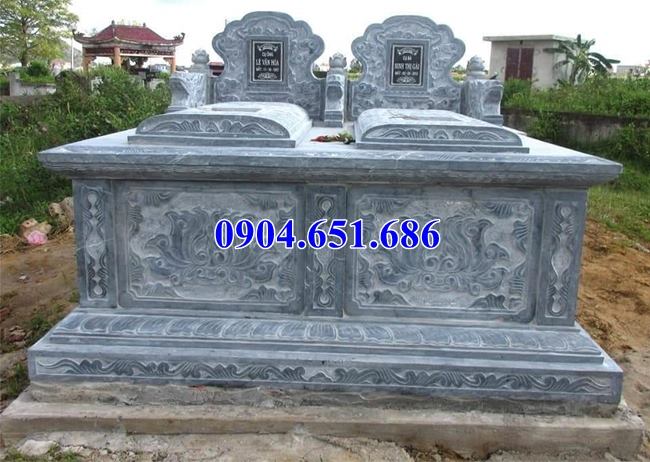 Mẫu mộ đôi không mái đá Ninh Bình giá rẻ bán tại Quảng Trị