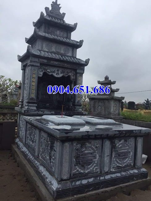 Địa chỉ bán, báo giá mẫu mộ đôi gia đình bằng đá đẹp ở Nam Định