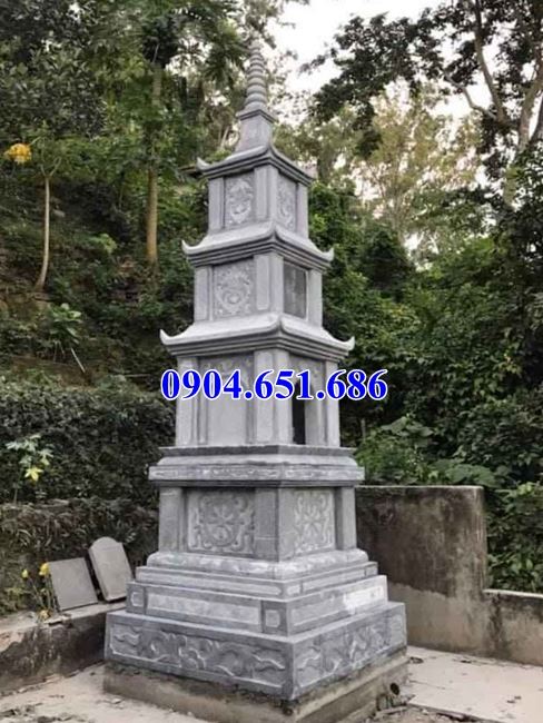 Mẫu mộ tháp đá tại Sài Gòn   Cơ sở làm mộ đá tháp phật giáo để tro cốt ở Sài Gòn