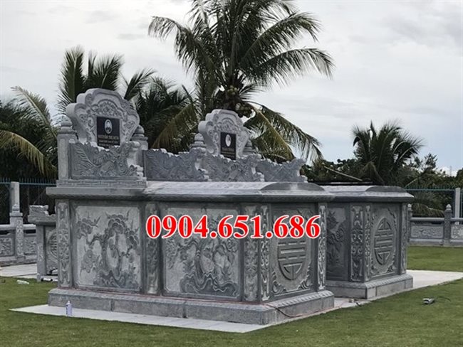Bán mộ đá đôi đẹp tại Thái Bình   Báo giá mộ đôi bằng đá khối tự nhiên đẹp ở Thái Bình