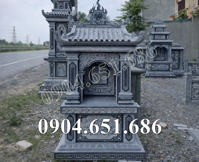 Mẫu am miếu thờ đẹp để tro cốt, thờ thần linh thổ địa, quan thần linh bán tại Long An - Am thờ đá tại Long An