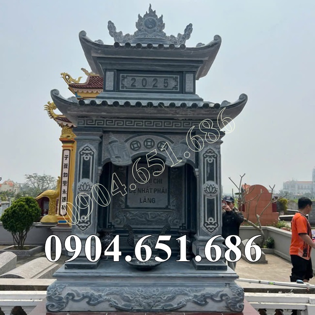 Mẫu am thờ đá khối nhỏ đẹp bán tại Long An - Miếu thần linh bằng đá tại Long An