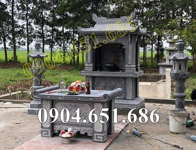 Mẫu am thờ đá thờ thần linh đẹp bán tại Tiền Giang, Bến Tre - Miếu thờ ngoài trời tại Tiền Giang, Bến Tre