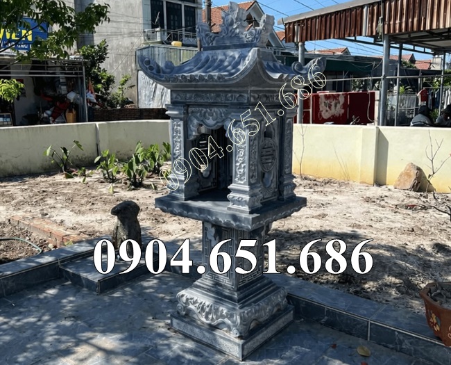 Mẫu am thờ nhỏ thờ thần linh ngoài trời đẹp bán tại Hà Nội - Cây hương đá tại Hà Nội