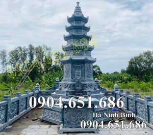 Mẫu bảo tháp đẹp bán tại Long An - Bảo tháp đá để tro cốt, hài cốt tại Long An