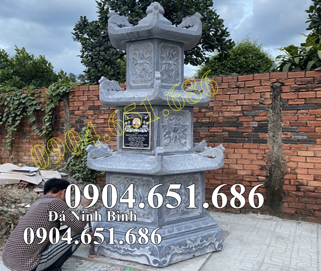 Mẫu bảo tháp nhỏ để tro cốt đẹp bán tại Long An - Tháp đá nhỏ tại Long An