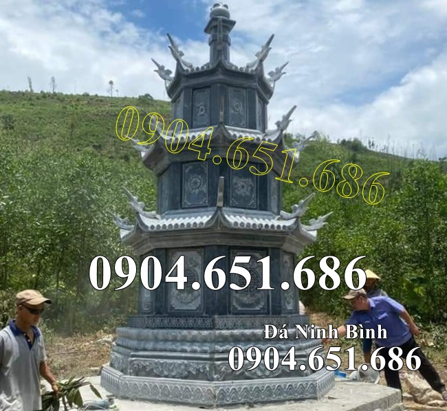 Mẫu mộ bảo tháp để tro cốt, hài cốt đẹp bán tại Tiền Giang - Tháp đá đẹp tại Tiền Giang