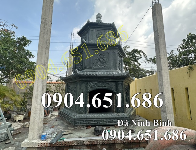 Mẫu tháp đá đẹp để tro cốt, hài cốt bán tại Long An - Mộ tháp phật giáo tại Long An