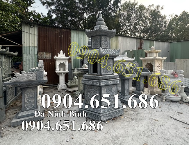 Mẫu tháp để tro cốt đẹp bán tại Long An - Mộ tháp đá đẹp tại Long An
