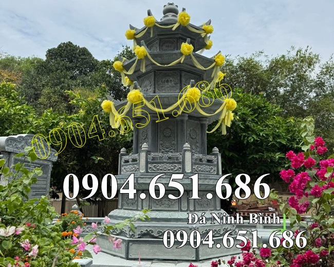 Mẫu tháp mộ phật giáo đẹp bán tại Long An - Tháp mộ để tro cốt tại Long An
