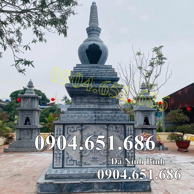 Mẫu tháp phật giáo để tro cốt, hài cốt đẹp bán tại Tiền Giang - Mộ tháp đá đẹp tại Tiền Giang