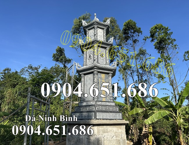 Mộ tháp phật giáo đẹp bán tại Tiền Giang - Tháp để tro cốt, hài cốt sư tại Tiền Giang