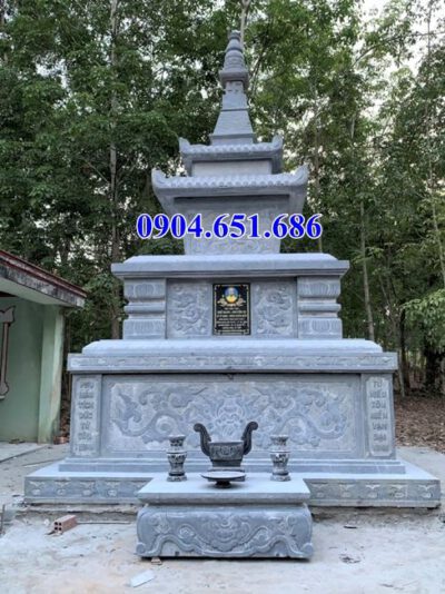 Mẫu mộ tháp đá đẹp bán tại Kiên Giang – Mộ Tháp phật giáo