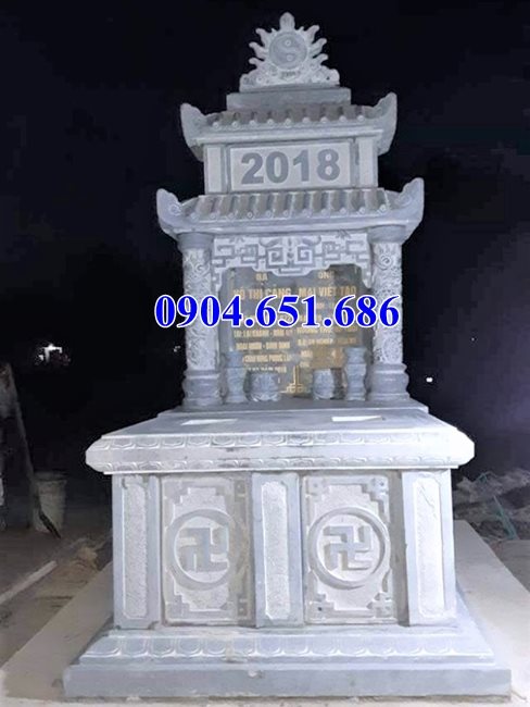 Địa chỉ bán, xây mẫu mộ đá đôi đẹp ở Bình Thuận uy tín chất lượng