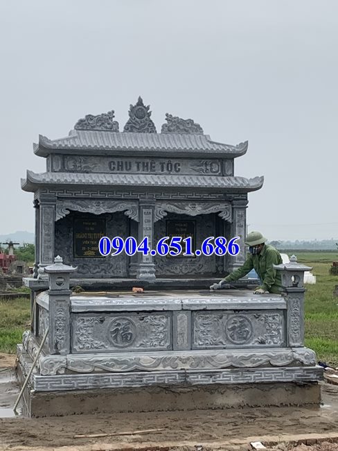 Địa chỉ bán, xây mộ đá đôi đẹp tại Hà Nội và các tỉnh thành phố uy tín chất lượng 