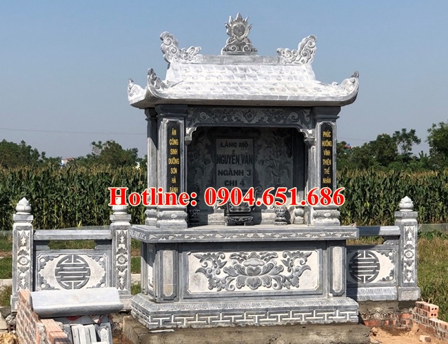 Báo giá lăng mộ đá Ninh Bình, khu lăng mộ, nghĩa trang gia đình xây bằng đá