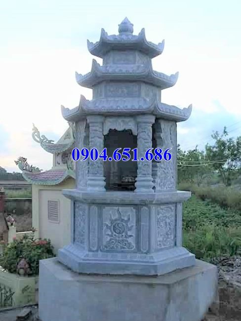 Giá bán mộ đá hình tháp phật giáo để tro cốt ở Đắk Lắk