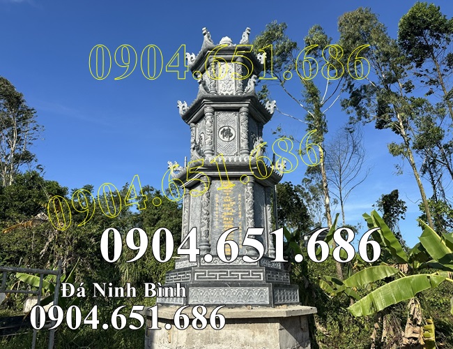 Mẫu bảo tháp đá phật giáo đẹp bán tại Đồng Nai - Mộ tháp phật giáo để tro cốt, hài cốt tại Đồng Nai