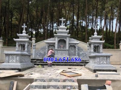 Mẫu lăng mộ đá công giáo bán tại Bắc Ninh 07 – Lăng mộ đạo
