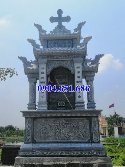 Mẫu lăng mộ đá công giáo bán tại Lai Châu 06 – Lăng mộ đạo