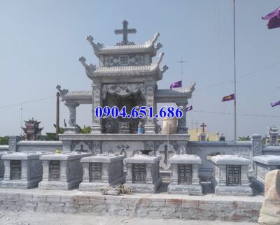 Mẫu lăng mộ đá công giáo bán tại Lạng Sơn 06 – Lăng mộ đạo