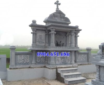 Mẫu lăng mộ đá công giáo bán tại Thái Bình 07 – Lăng mộ đạo