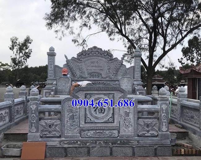 Mẫu lăng mộ đá gia đình bán tại Bà Rịa Vũng Tàu 02 – Khu lăng mộ gia đình
