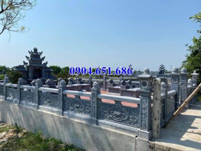 Mẫu lăng mộ đá gia đình bán tại Hà Nam 05 – Khu lăng mộ đá đẹp