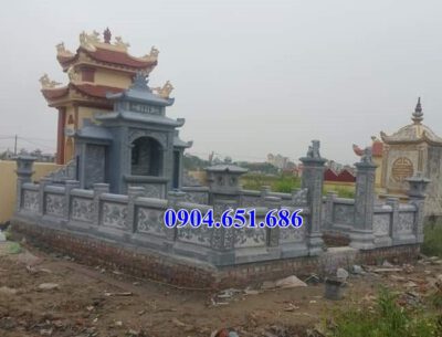Mẫu lăng mộ đá gia đình bán tại Hưng Yên 05 – Khu lăng mộ đá đẹp