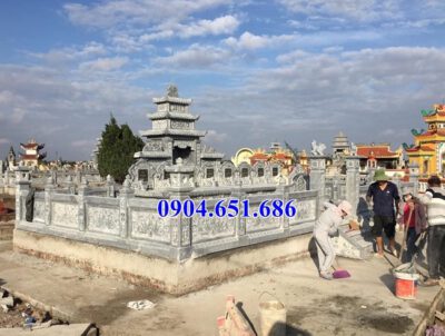 Mẫu lăng mộ đá gia đình bán tại Lạng Sơn 04 – Khu lăng mộ đá gia đình