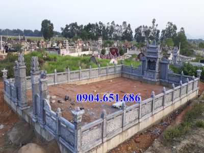 Mẫu lăng mộ đá gia đình bán tại Nam Định 05 – Khu lăng mộ đá đẹp