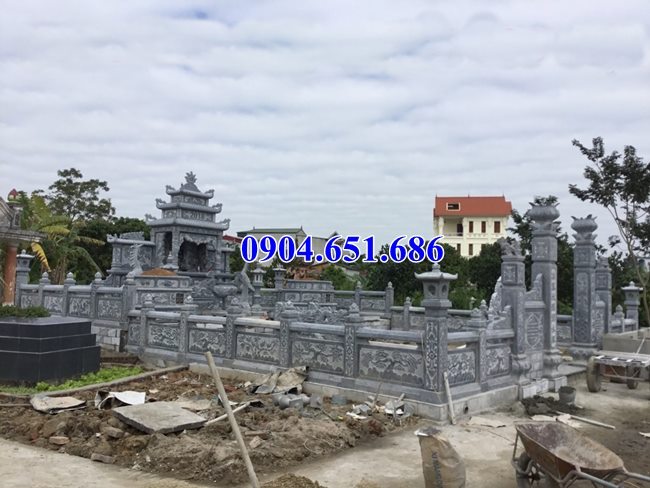 Mẫu lăng mộ đá gia đình bán tại Tuyên Quang 04 – Khu lăng mộ gia đình