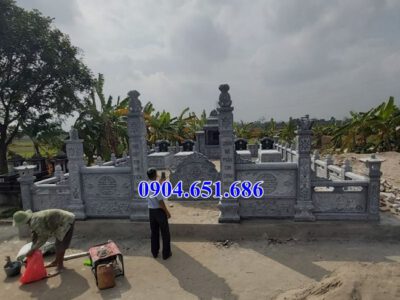 Mẫu lăng mộ đá gia đình bán tại Vĩnh Phúc 05 – Khu lăng mộ đá đẹp