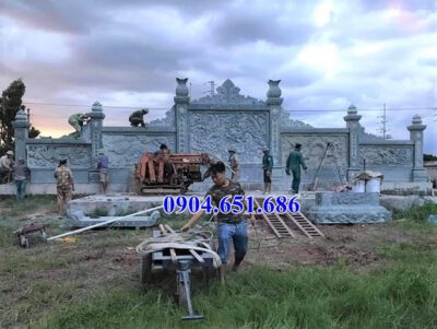 Mẫu lăng mộ đá khối tự nhiên bán tại Quảng Ninh 03 – Lăng mộ đá đẹp