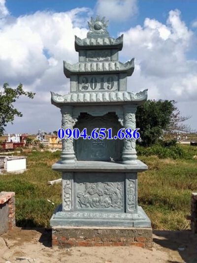 Mẫu lăng mộ đá khối tự nhiên bán tại Tuyên Quang 02 – Am thờ lăng mộ