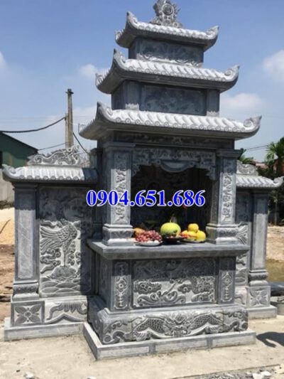 Mẫu lăng mộ đá đẹp bán tại Hà Giang 01 – Lăng thờ đá đẹp